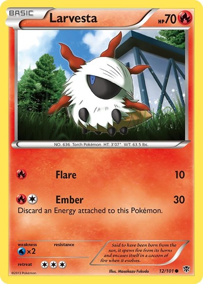 PLB: Larvesta (Reverse Holofoil)