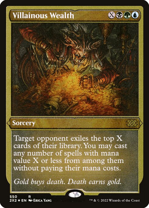 2X2: Villainous Wealth (Foil Etched)