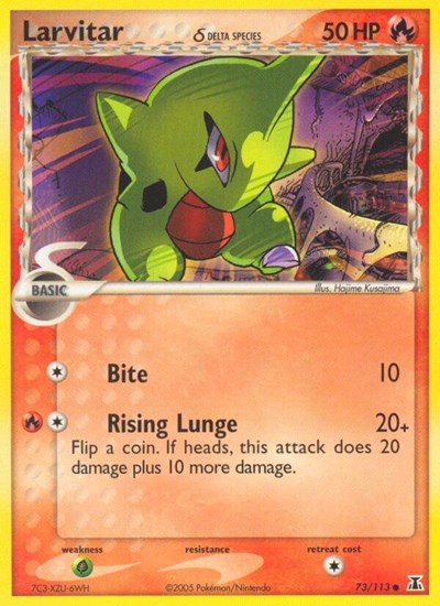 DS: Larvitar (Delta Species) (Reverse Holofoil)