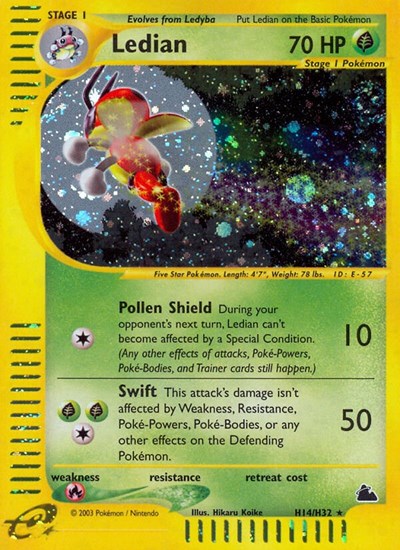 SK: Ledian (H14) (Holofoil)