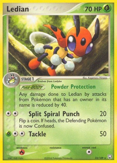 RR: Ledian (Reverse Holofoil)