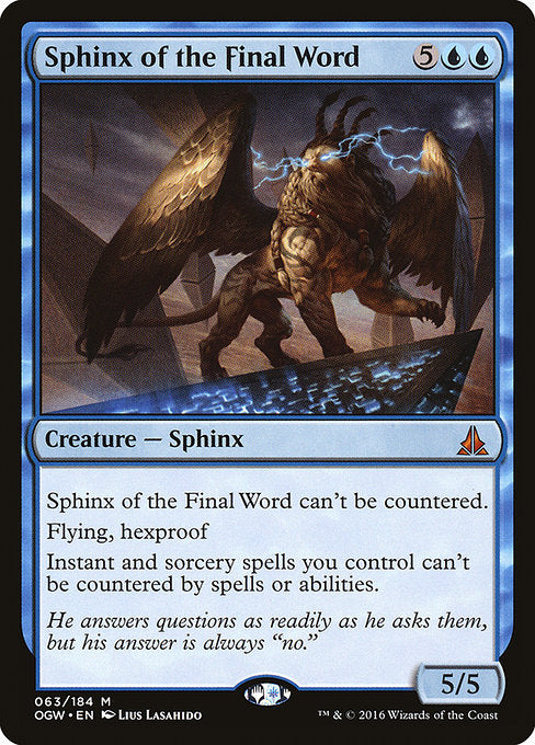 OGW: Sphinx of the Final Word (Foil)