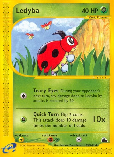 SK: Ledyba (72) (Reverse Holofoil)