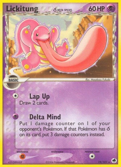 DF: Lickitung (Delta Species) (Reverse Holofoil)