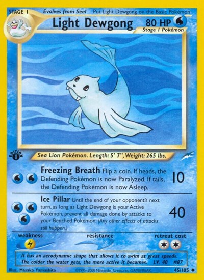 N4: Light Dewgong (1st Edition)