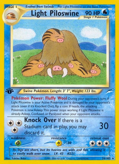 N4: Light Piloswine (1st Edition)