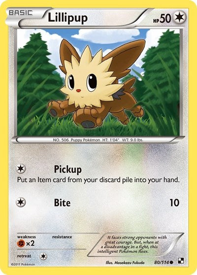 BLW: Lillipup (80) (Reverse Holofoil)