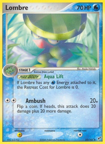 DX: Lombre - 033/107 (Reverse Holofoil)