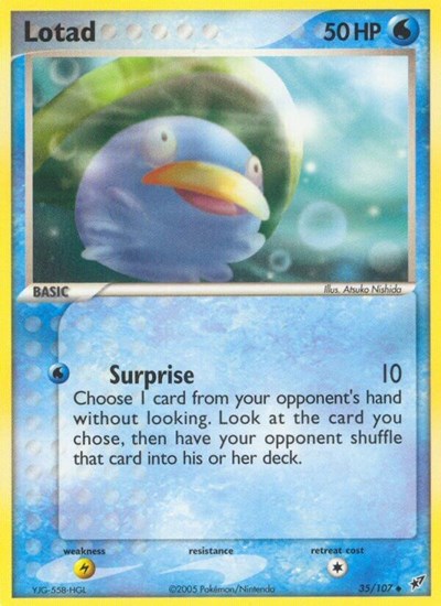 DX: Lotad - 035/107 (Reverse Holofoil)