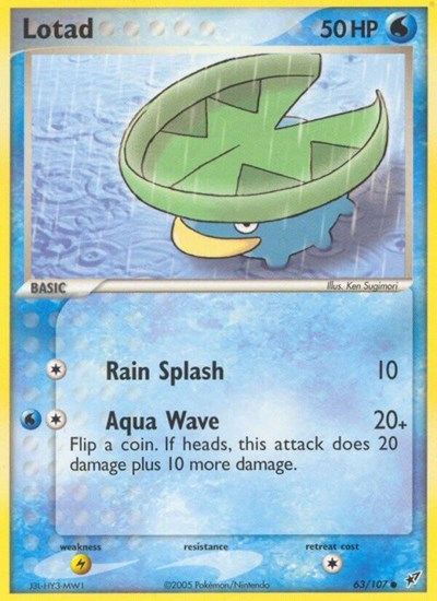 DX: Lotad - 063/107 (Reverse Holofoil)