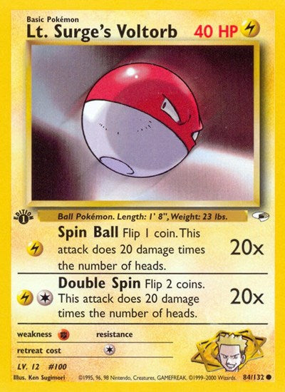 G1: Lt. Surge's Voltorb (Unlimited)