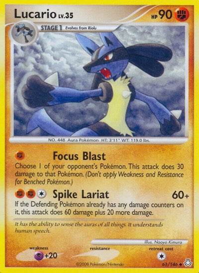 LA: Lucario (Reverse Holofoil)