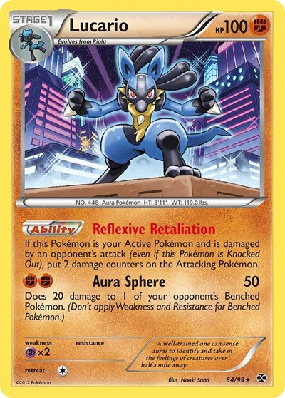 NXD: Lucario (Reverse Holofoil)