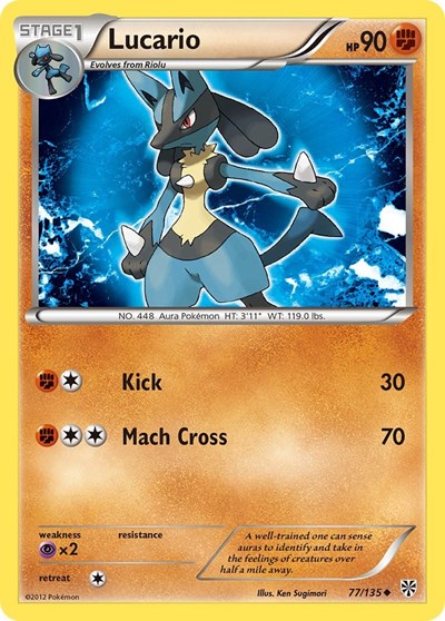 PLS: Lucario (77) (Reverse Holofoil)