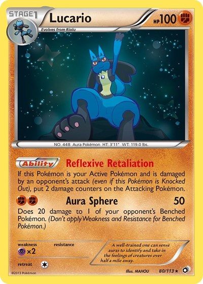 LTR: Lucario (Reverse Holofoil)
