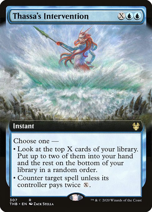 THB: Thassa's Intervention (Extended Art) (Foil)