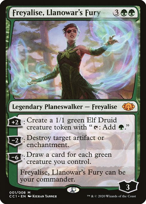 CC1: Freyalise, Llanowar's Fury (Foil)