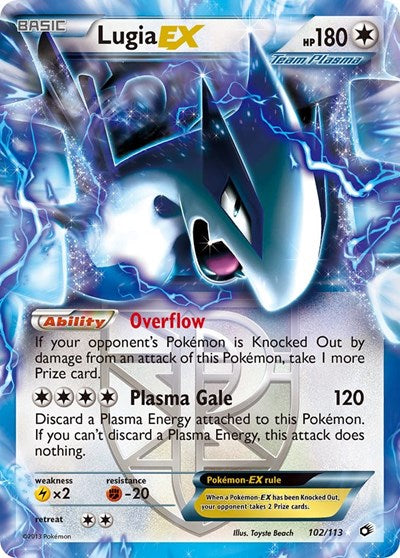 LTR: Lugia EX (Team Plasma) (Holofoil)