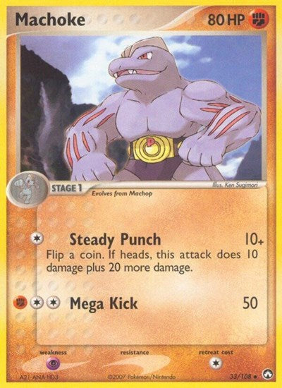 PK: Machoke (Reverse Holofoil)