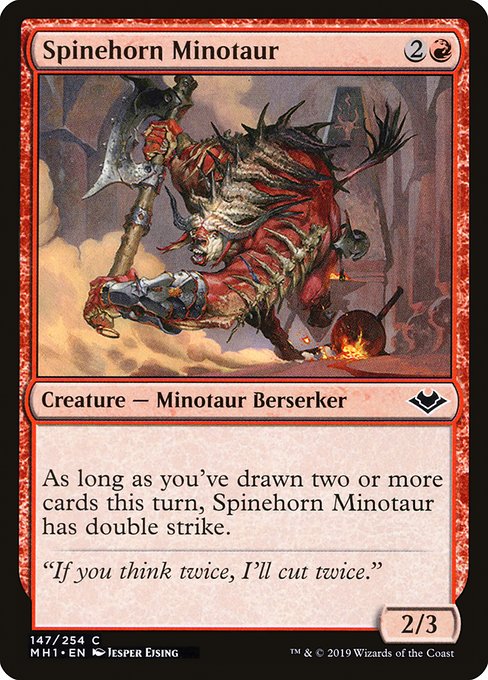 MH1: Spinehorn Minotaur (Foil)