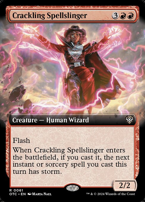 OTC: Crackling Spellslinger (Extended Art)