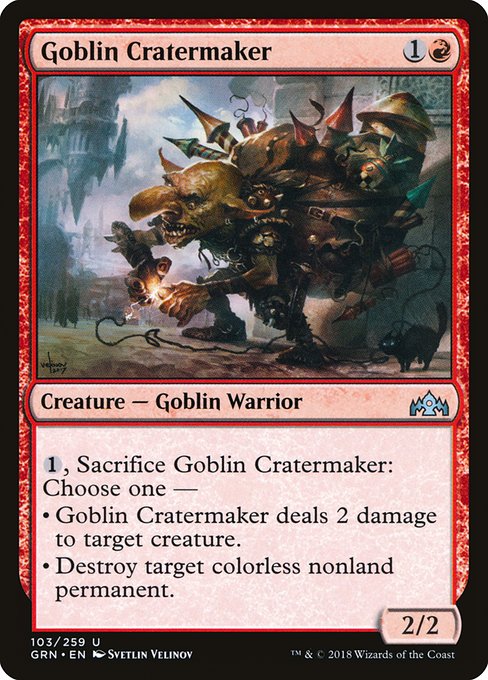 GRN: Goblin Cratermaker (Foil)
