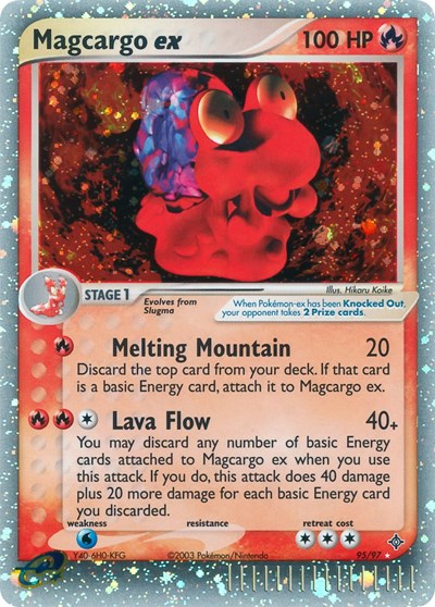 DR: Magcargo ex (Holofoil)