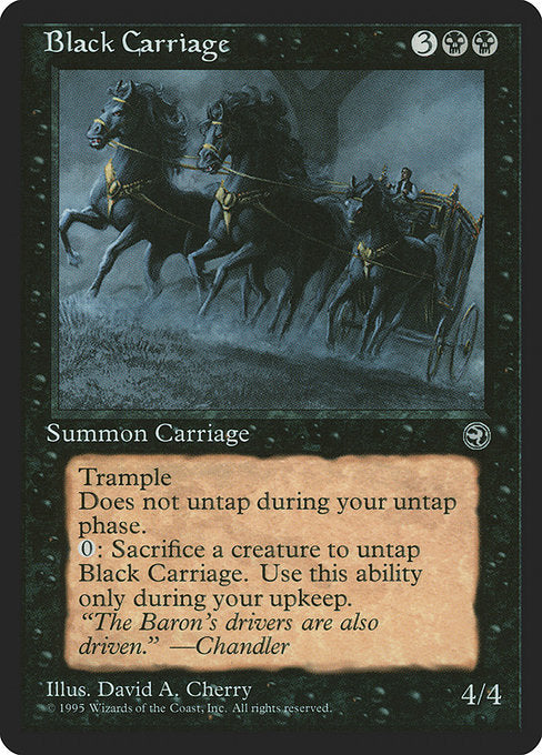 HML: Black Carriage