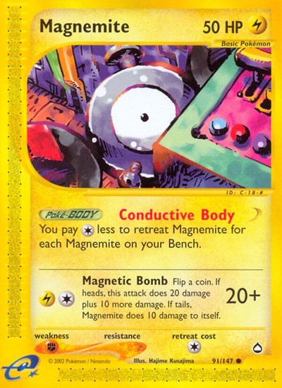 AQ: Magnemite (91) (Reverse Holofoil)