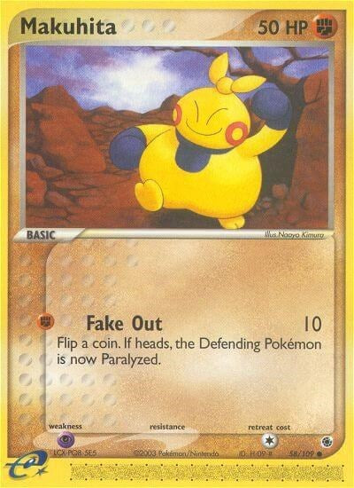 RS: Makuhita - 58/109 (Reverse Holofoil)