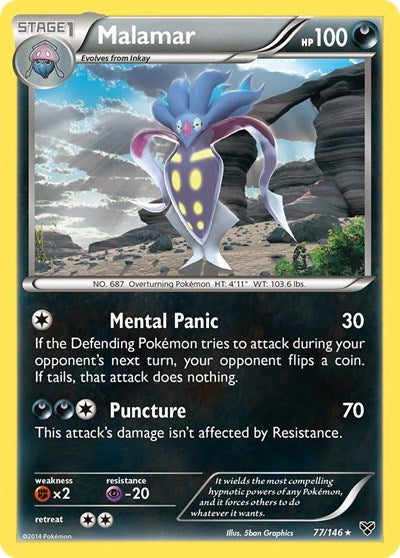 XY: Malamar (77) (Reverse Holofoil)