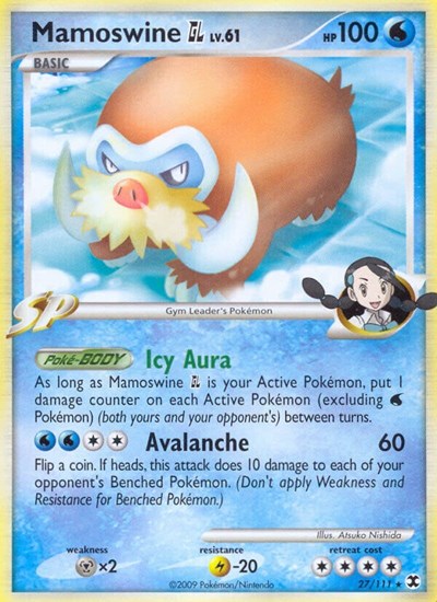 RR: Mamoswine GL (Reverse Holofoil)