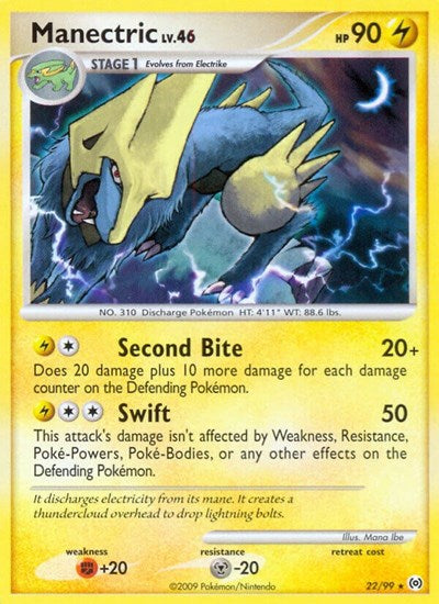 AR: Manectric (22) (Reverse Holofoil)