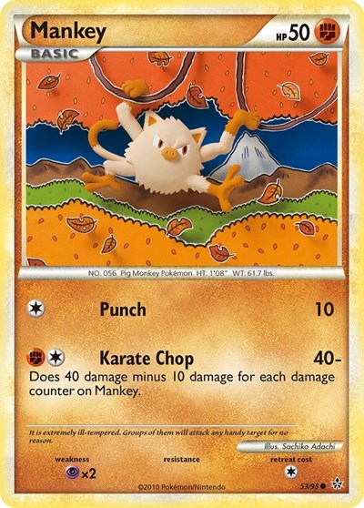 UL: Mankey (Reverse Holofoil)