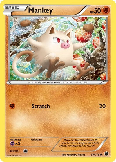 PLF: Mankey (Reverse Holofoil)