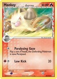 HP: Mankey (Delta Species) (Reverse Holofoil)