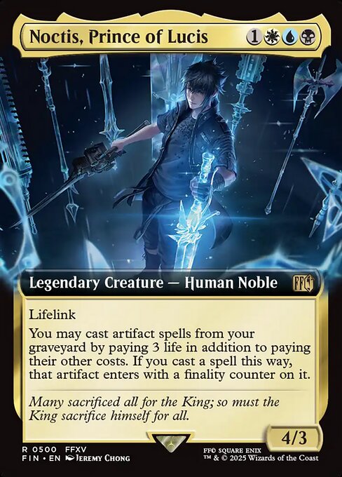 FIN: Noctis, Prince of Lucis (Extended Art) (Foil)