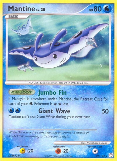 MT: Mantine (Reverse Holofoil)