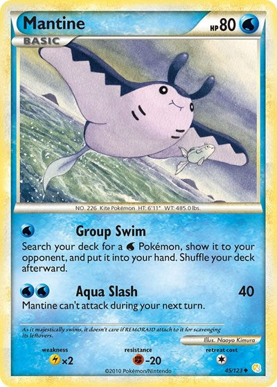 HS: Mantine (Reverse Holofoil)
