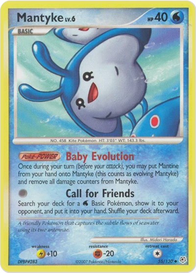 DP: Mantyke (Reverse Holofoil)