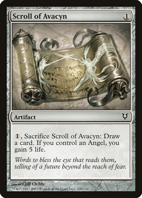 AVR: Scroll of Avacyn