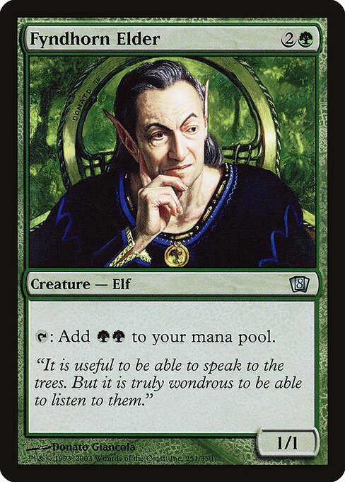 8ED: Fyndhorn Elder (Foil)