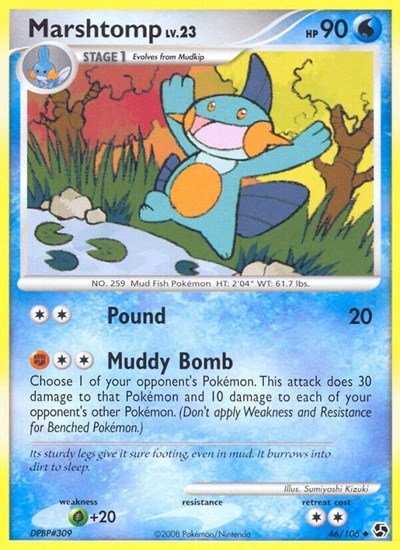 GE: Marshtomp (Reverse Holofoil)
