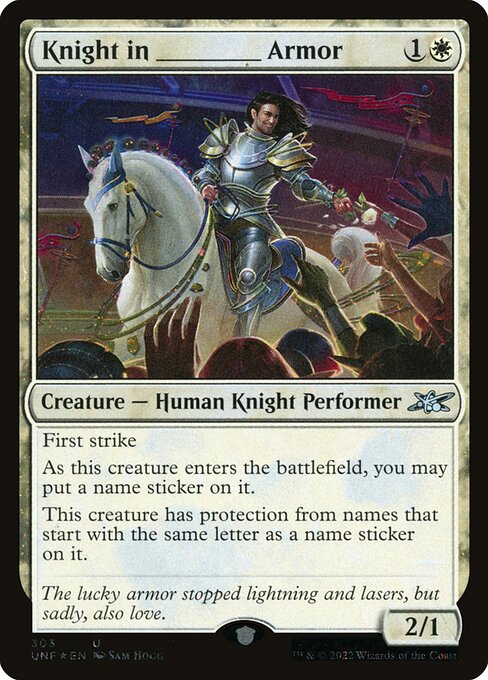UNF: Knight in _______ Armor (Galaxy Foil)