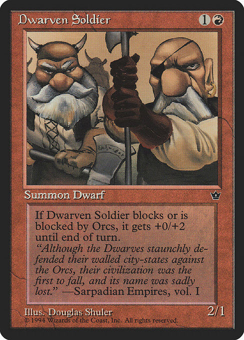 FEM: Dwarven Soldier (Shuler)