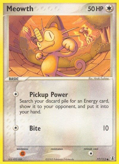 DS: Meowth (Reverse Holofoil)