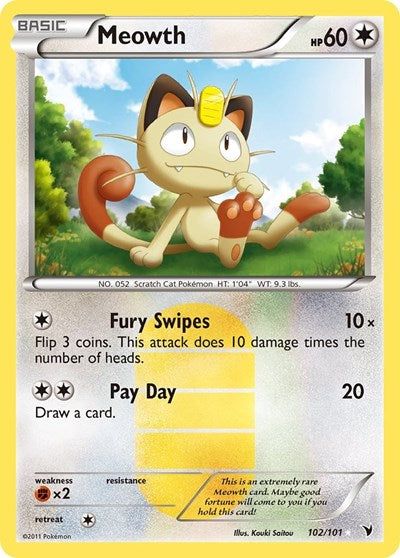 NVI: Meowth (Holofoil)