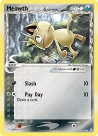 HP: Meowth (Delta Species) (Reverse Holofoil)
