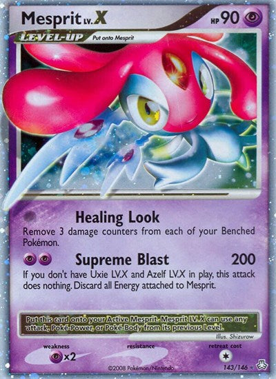 LA: Mesprit LV.X (Holofoil)