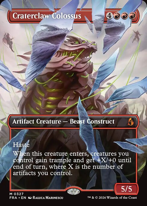 FRA: Craterclaw Colossus (Borderless) (0327)
